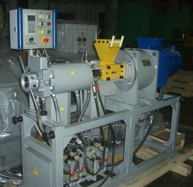 Single worm rubber processing machine MCHH-63/10-L-CHB
