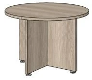 Round conference table. Set of furniture "Grand"
