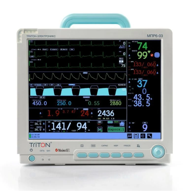 Patient monitor bedside, universal MPR6-03-"Triton".