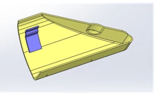 Roof profile cover plate right front complete 5299-40-5702154