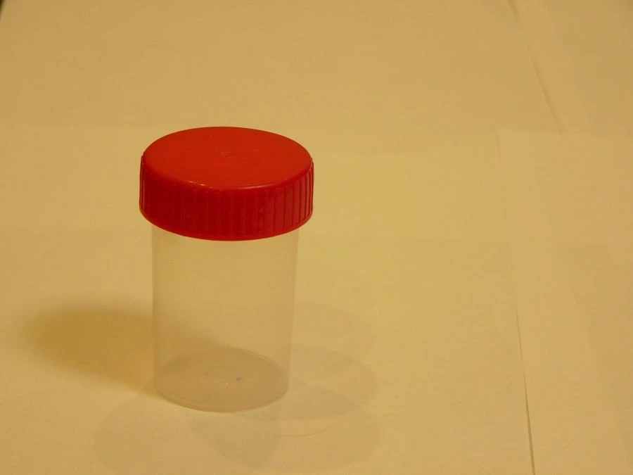 Polymer container for bioassays, disposable, non-sterile-COP 60ml/K