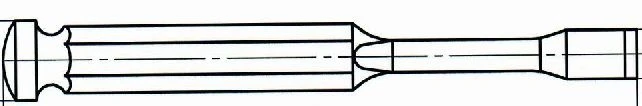 Flat chisel, article 350.02X