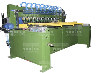 Automated welding line of MTM type on the basis of MTM-289.03 welding machine