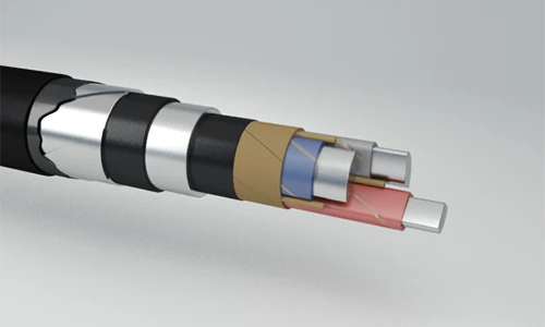 Power cables with paper impregnated insulation, in lead sheath, not spreading combustion, for voltage up to 10 kV, make