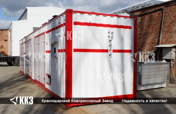 Block-modular nitrogen compressor station AMU-1,67/8-99,5
