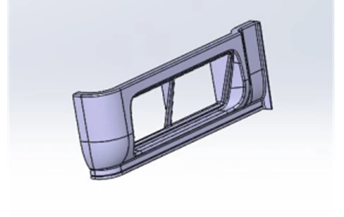 Front right rear catwalk trim 5299-403P-5102026