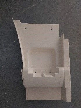 C35510E2-8405020 Upper right footrest panel