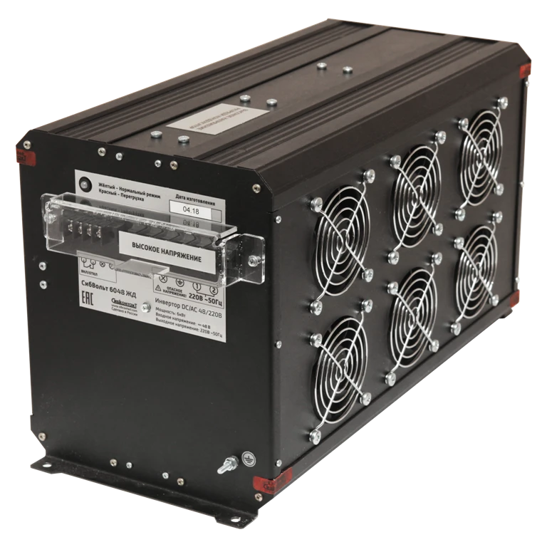 Inverter SibVolt 6048 Li-ion voltage converter DC/AC 48/220V 6000W