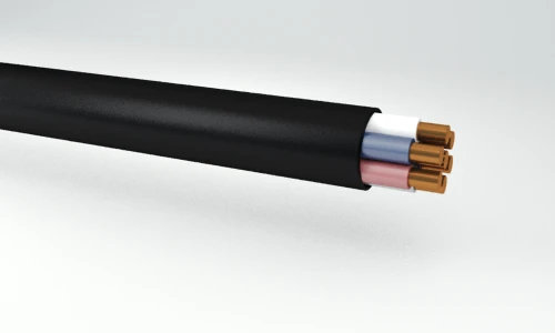 Control cables, fire-resistant, with low smoke and gas emission, with low toxicity of combustion products, with copper conductor