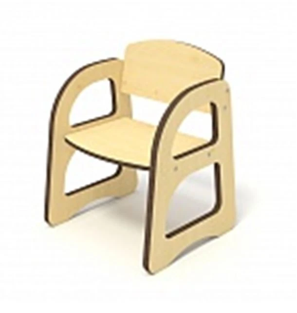 Children's chair with armrests