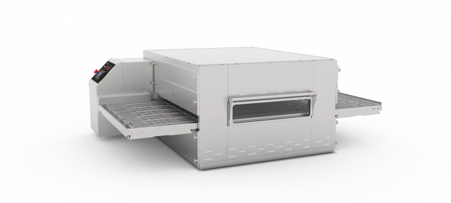 Electric conveyor pizza oven PEK-800 with door (2 tier)