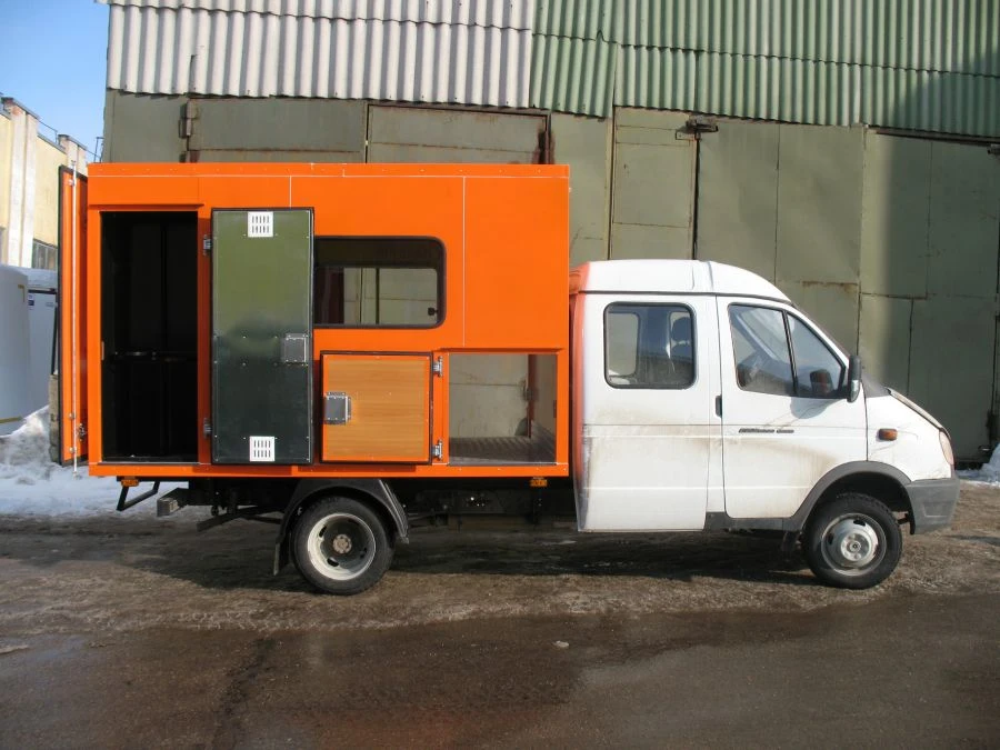 Trucks with diesel engine mod. 3008CF-2 without CMU on the basis of GAZ chassis mod. 231073/TS GAZ mod. 231073