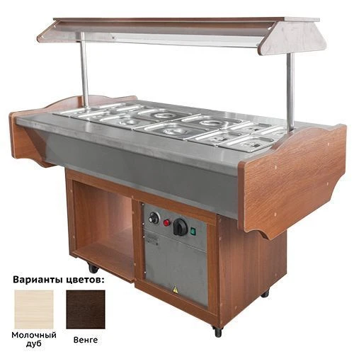 Marmite 2 dishes for "Buffet table" heated (12 g/capacity) MEP-2B-SHG