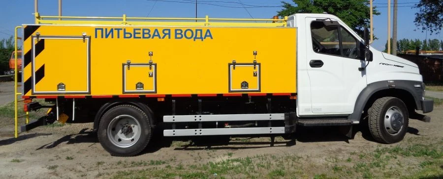 Airfield drinking water refuelling truck MVA-01 without lifting platform on chassis GAZelle NEXT C41R92, GAZelle NEXT C42R92, GA