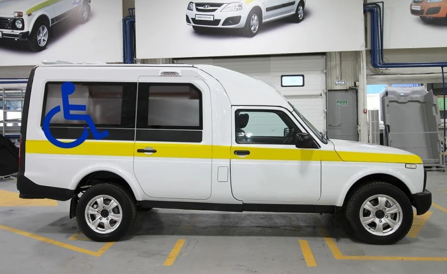 Car modification NV210J, category M1G, made on the basis of vehicle LADA 4x4, type 21, mod. 212140