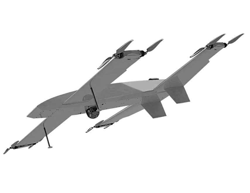 Unmanned aerial system with unmanned aerial vehicles "Supercam SX200H".