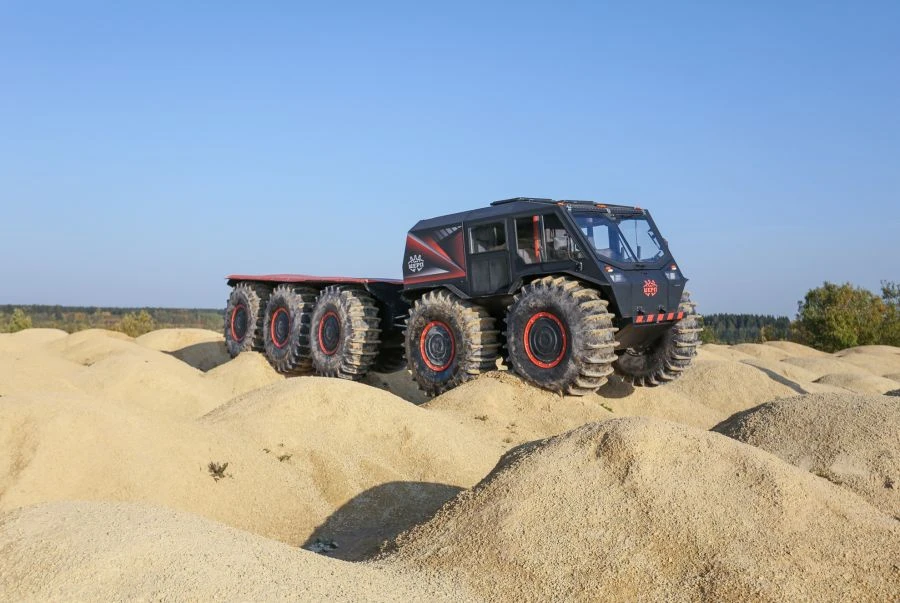 Snowmobiling vehicle "SHERP 10"