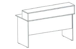 Counter table (Trade mark Alliance-S)