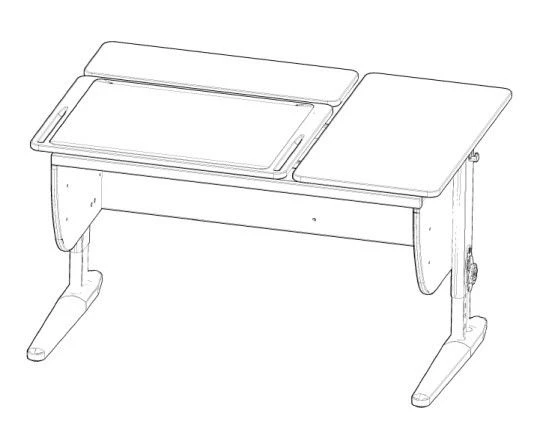 Universal transformable table of model SUT.17-10