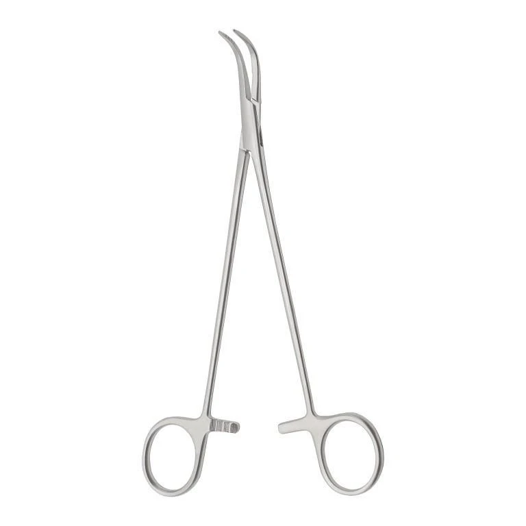 TZ-01-279-19 Bile duct clamp, curved, 190 mm