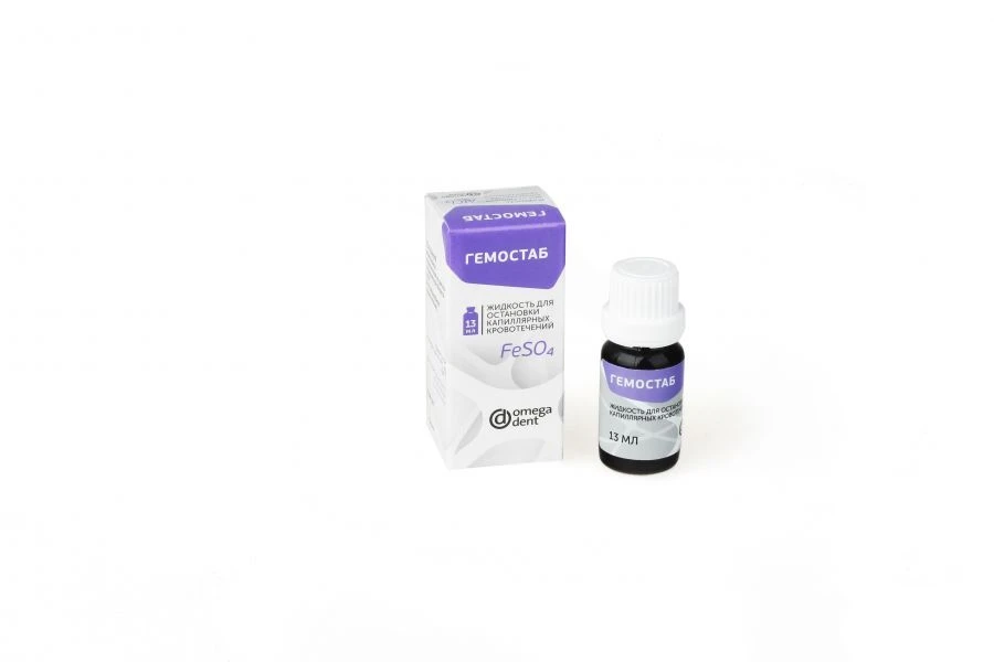 Liquid for stopping capillary haemorrhages "Hemostab" (FeSO4)