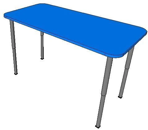 Rectangular table r.n. (0-3) FN.MDU.01.14.00.00.00.00