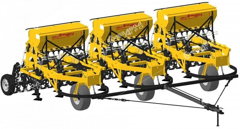 Set of seed drills-cultivators KSCP-2,1Gx3 - modular