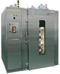 Rotary prefabricated meat chamber "AGRO-TERM" with gas and liquid fuel heating "AGRO-TERM" type