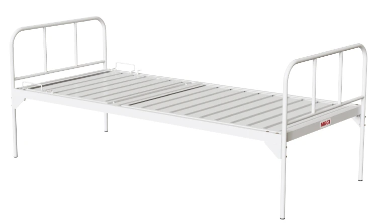 KF0-01-"MSC" (MSC-111R) - General hospital bed with headrest, without wheels, metal backrests, bed - steel sheet, mechanical