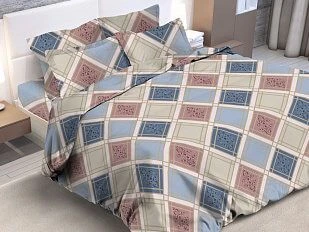 Clothing articles of linen for adults: bed linen in sets of printed cotton fabrics