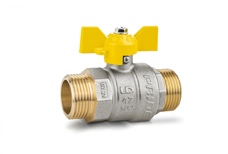Brass ball valve LD Pride 47.20.H-H.B.GAS
