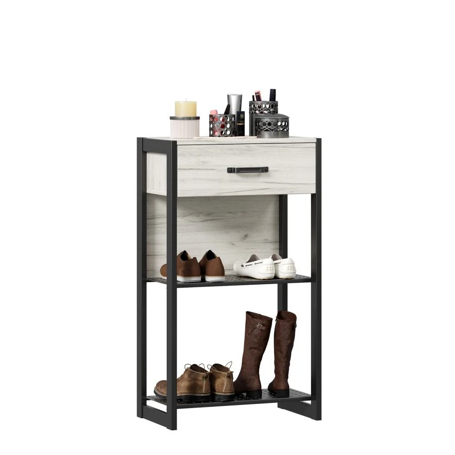 Techno LD.678300.000 Bollard (Oak Craft White/Black )