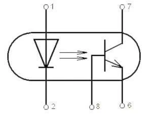 Transistor optocoupler 3OT144A