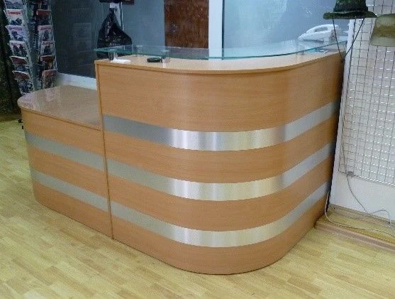 Wooden furniture. Frame of administration counter