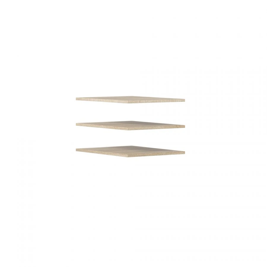 Bruna LD 401005.000 Single-leaf shelves (3 pcs)