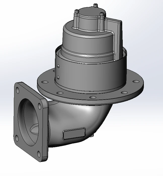 Pneumatic bottom valve 09168.A005.33