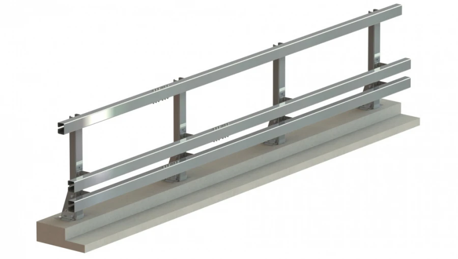 Road restraining lateral barrier-type bridge group road barriers
