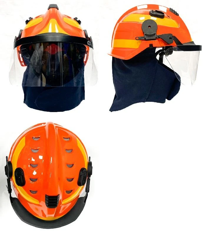 Sicor EOM safety helmet complete with impact resistant shield