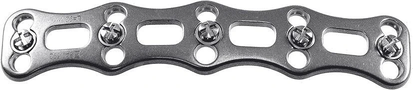 Cervical plate, length 68 to 96 mm, article no. 840.5XX