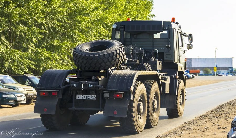 Truck tractor, UZST brand, type UZST05, modification 174T-37 on KAMAZ 6522-RT chassis