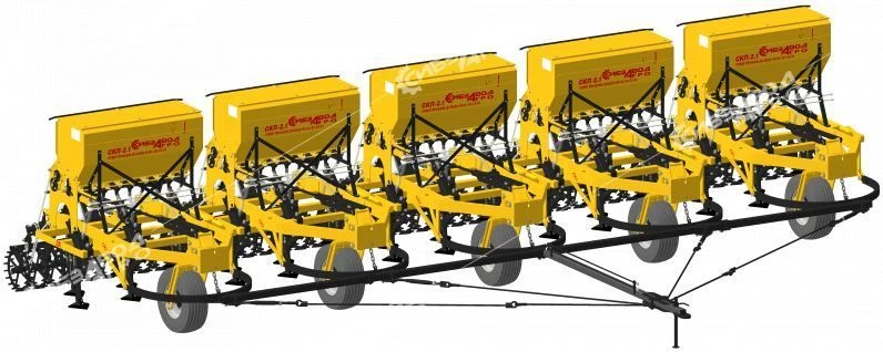 Set of seeders-cultivators KSCP-2,1Bx5 - modular