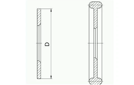 Standard flanged diaphragm DFS DN 50 - DN 1000 mm