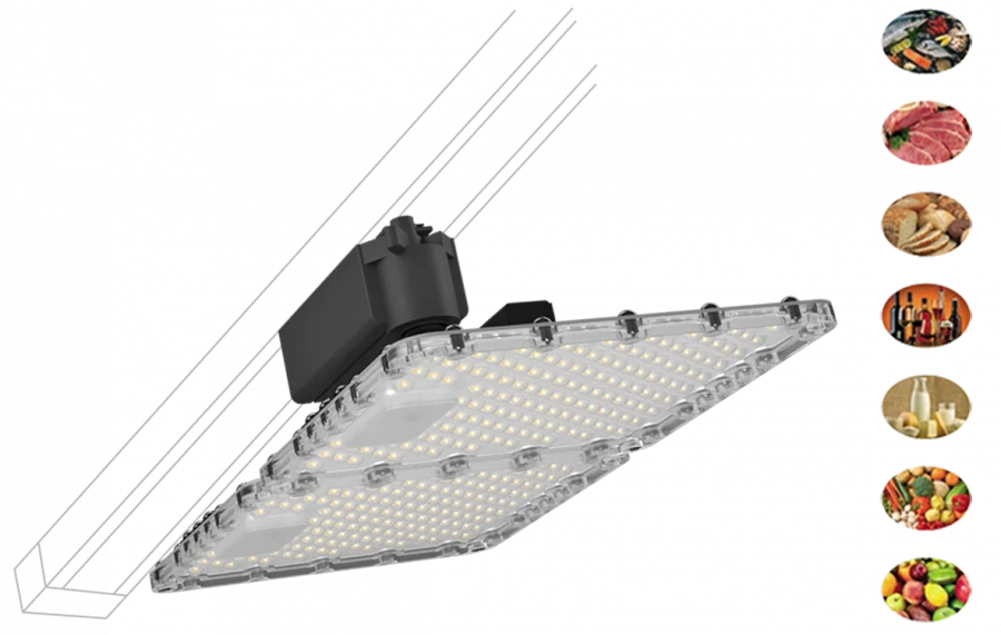 Retail series LED light source luminaire with power from 20-100W