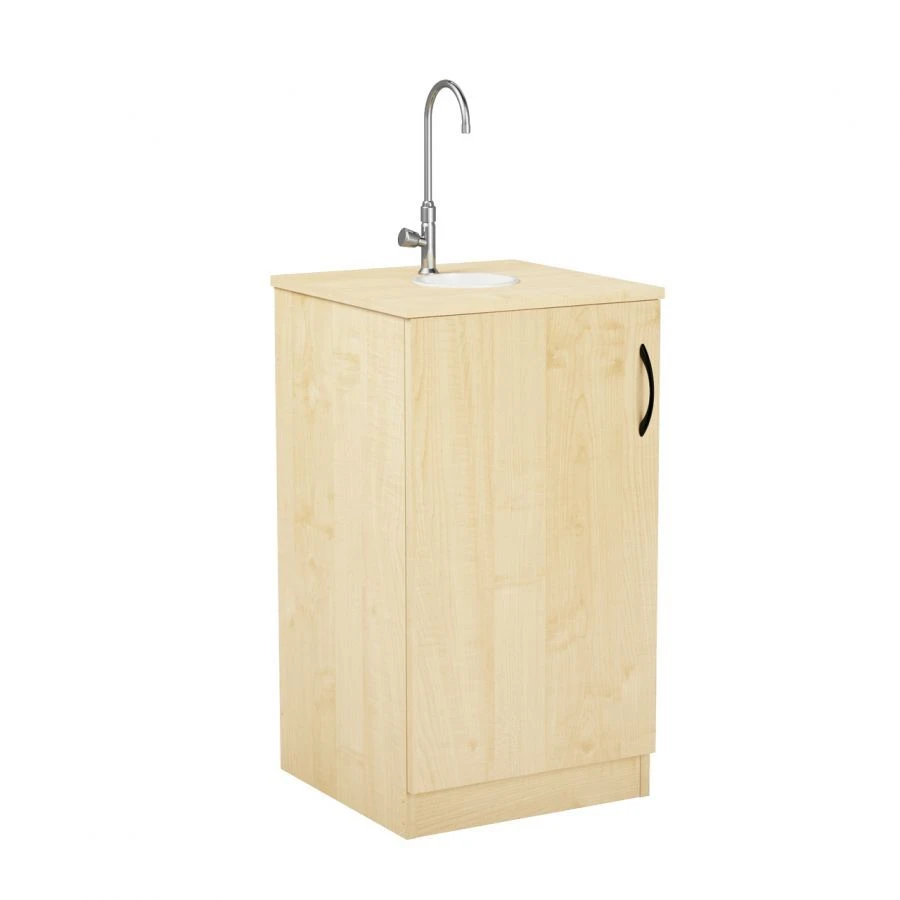 Bollard with sanitary ware