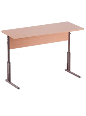 CLASSIC Pupil's double-seat table with adjustable parameters, type 2