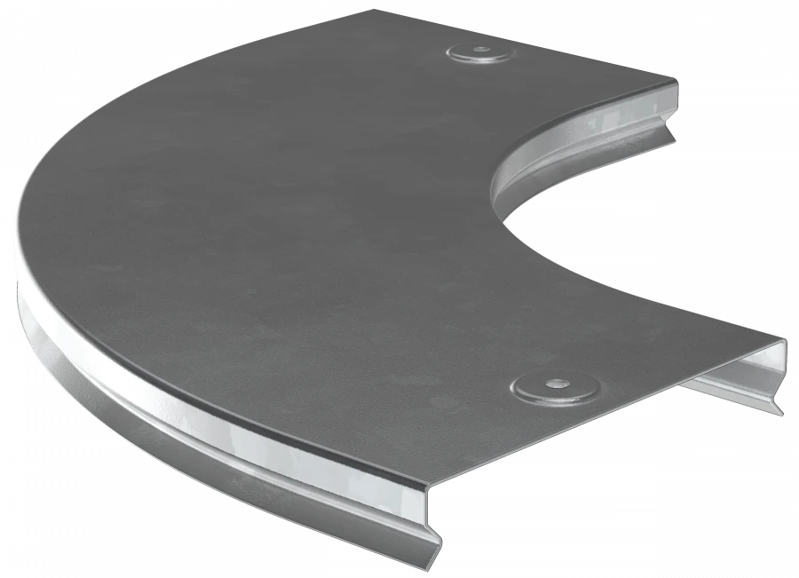 CPG01D-0-90-300-08-HDZ Smooth turn cover. 90° type G01 ESCA 300mm HDZ IEK