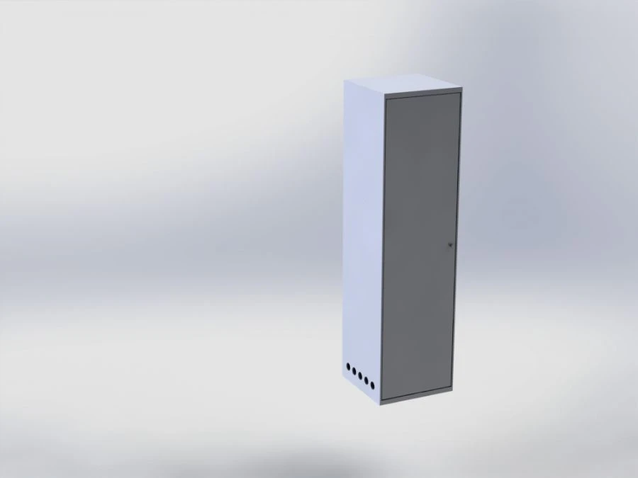 Cupboard for gas cylinder