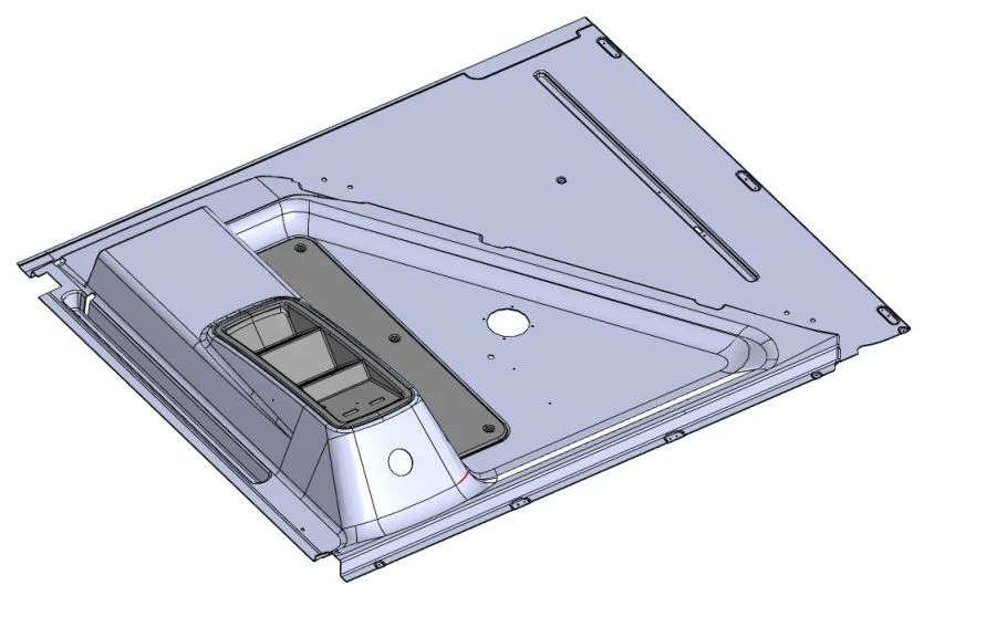 5299230-5206030-11 SB Roof console assembly