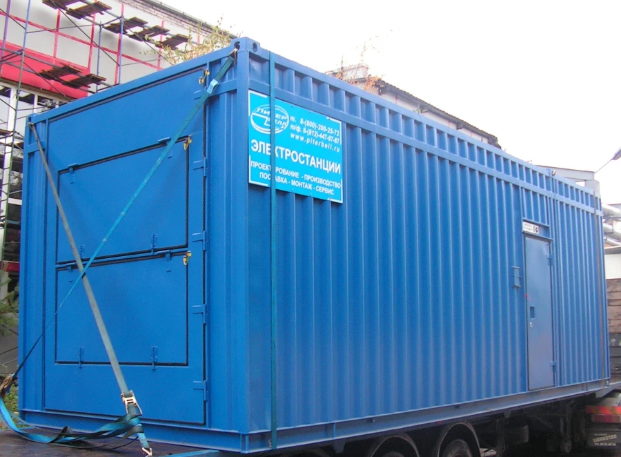 Power station, automated "Peter Bell" container type PB-500-18D-12 on the basis of YaMZ AD500S-T400-50 diesel unit