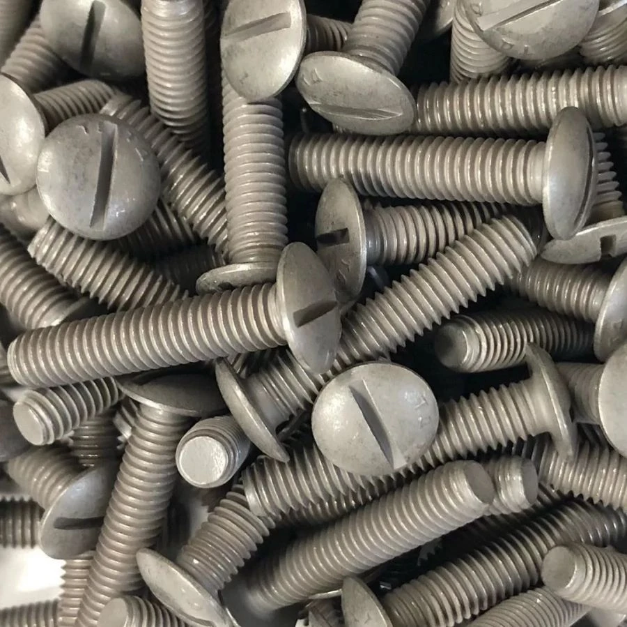 Screws with reduced flat-convex head made of titanium alloy OST 1 10579-72